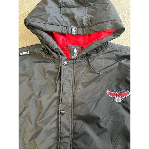Y2K NBA UNK Atlanta Hawks Puffer Jacket - Picture 3 of 8